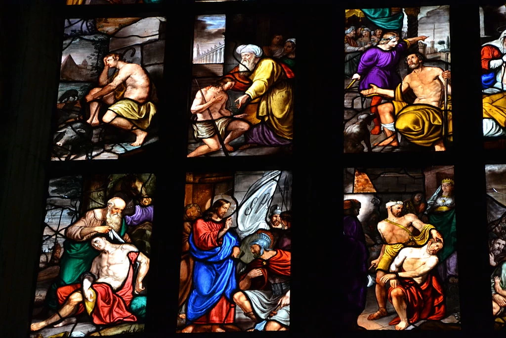 Giovanni Battista Bertini (1799 - 1849) e Giuseppe Bertini (1825, 1898), Storie del Nuovo Testamento e Storie del Vecchio Testamento, Duomo di Milano